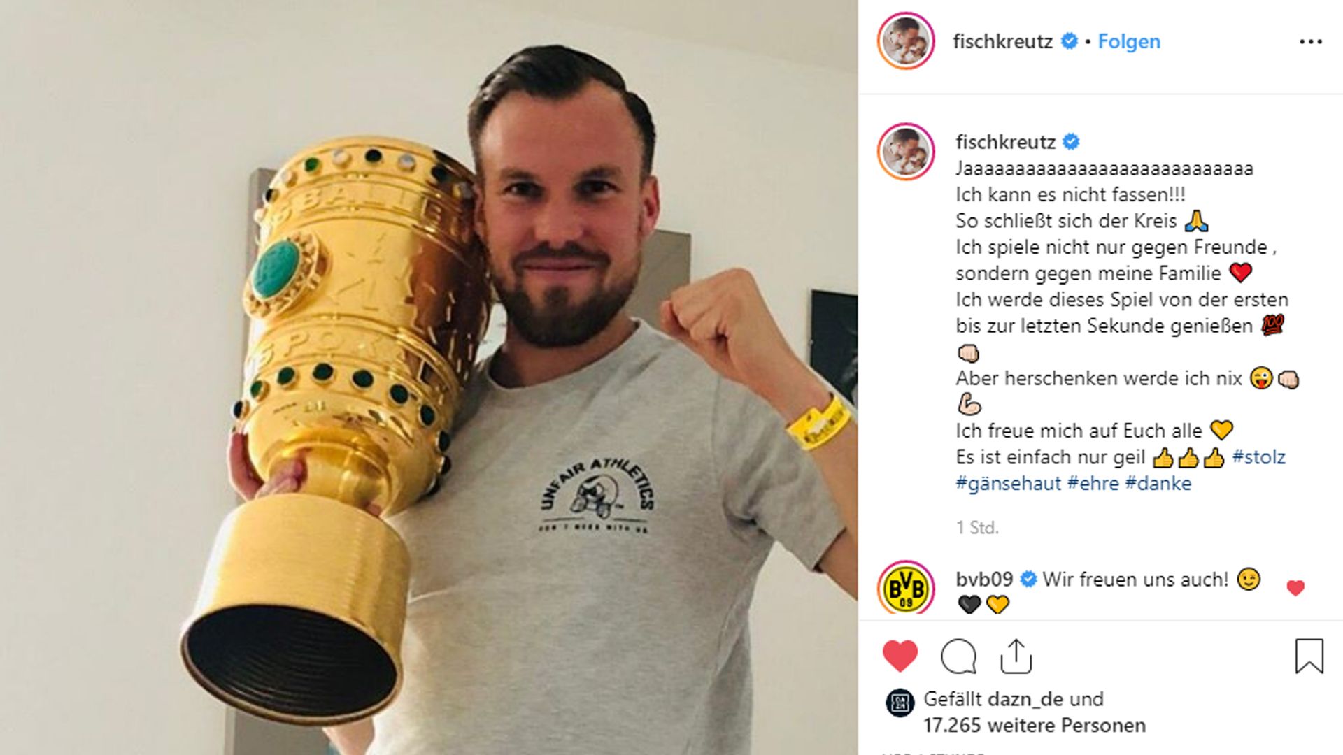 kevin großkreutz fischkreutz bvb borussia dortmund kfc uerdingen krefeld dfb-pokal weltmeister 2019 instagram bundesliga dritte liga