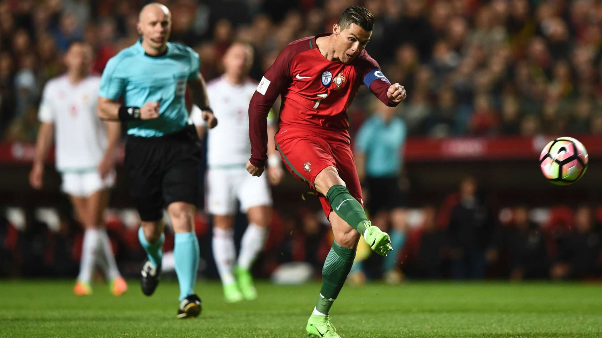 Cristiano Ronaldo Portugal Hungary WC Qualifier