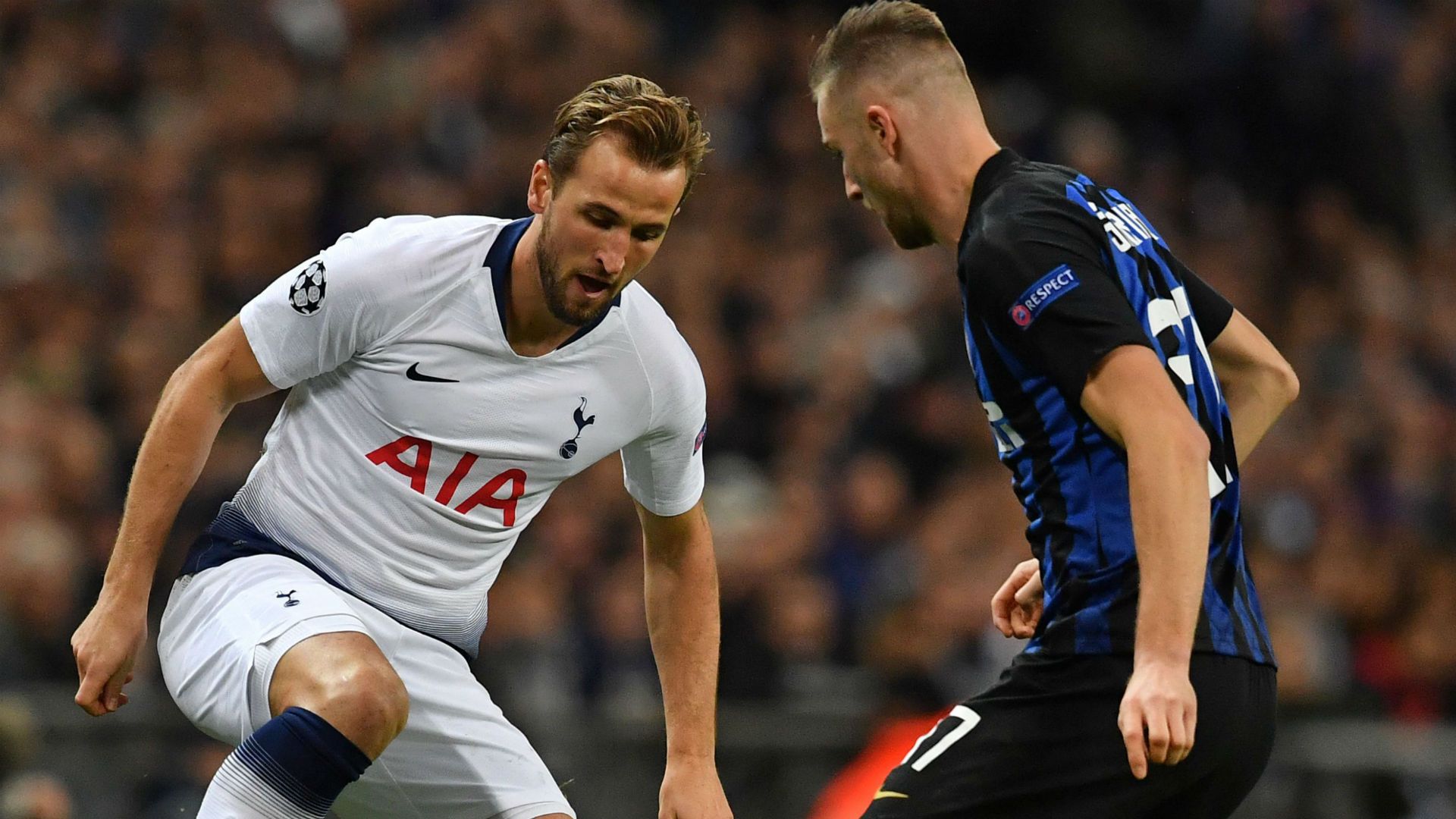 Kane Skriniar Tottenham Inter Champions League