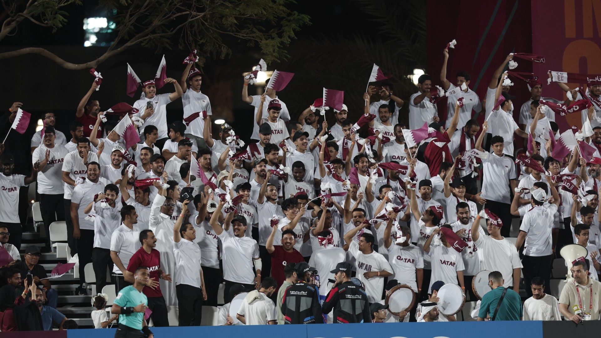 Fans in Qatar