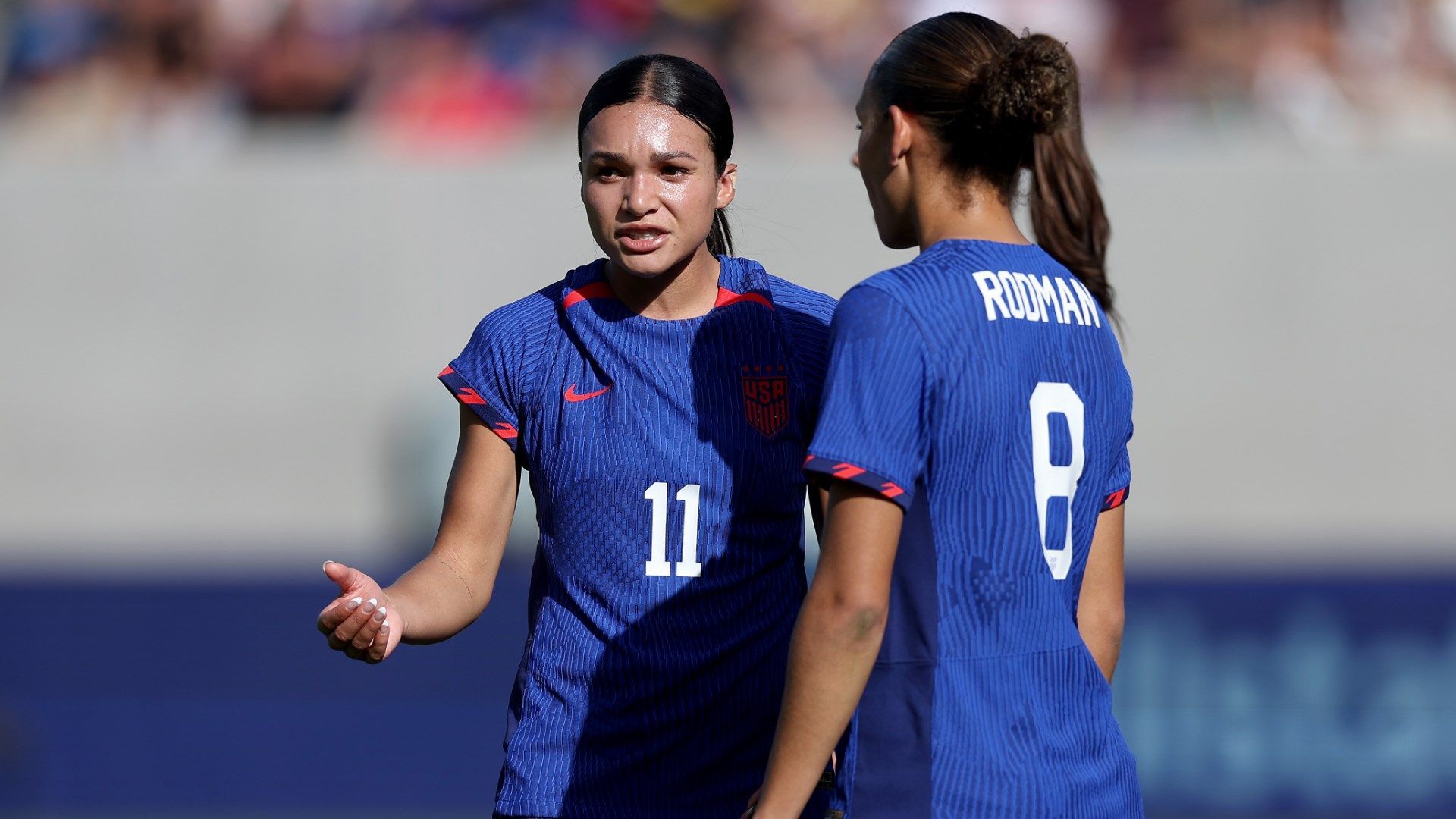 Sophia Smith Trinity Rodman USWNT 2023