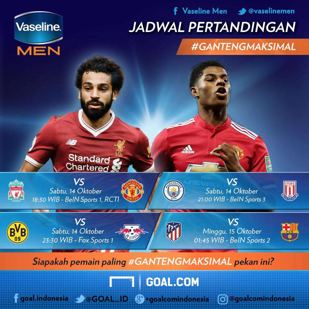 Jadwal Vaseline Men 11-17 Oktober
