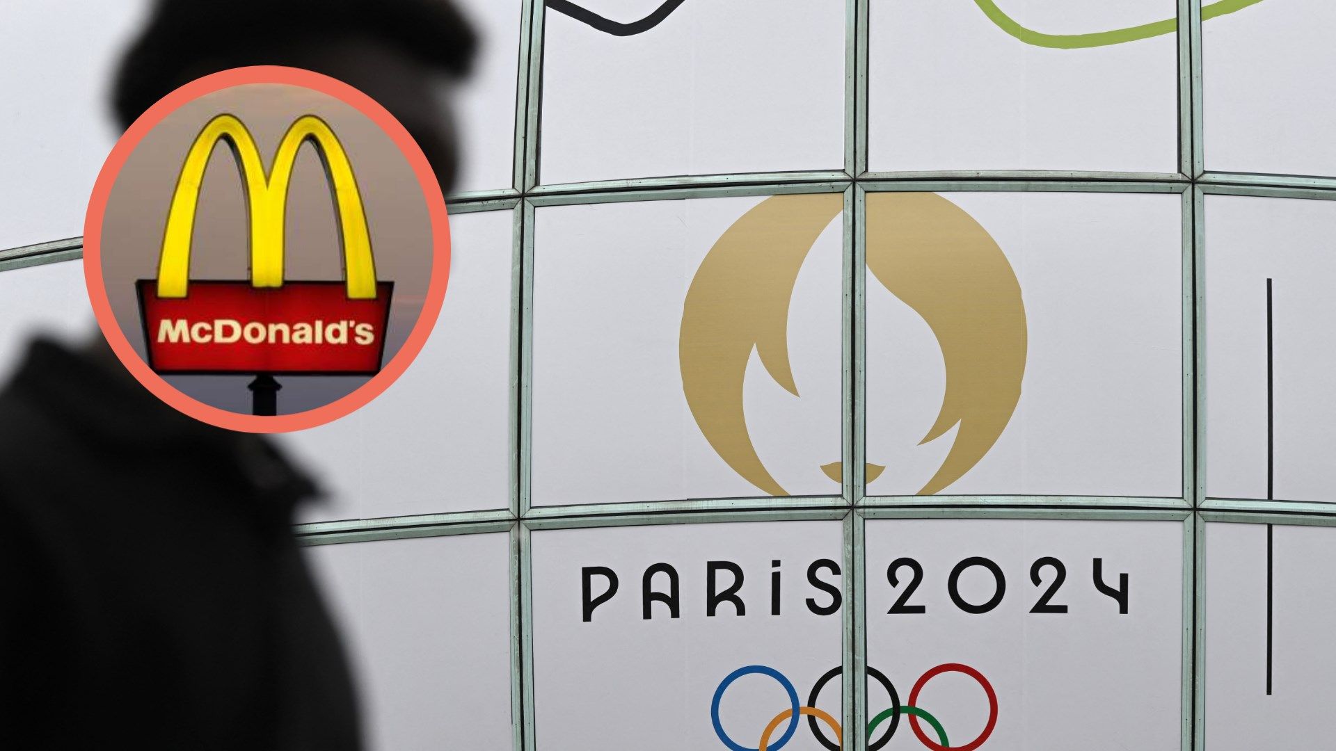 Olympic Games Paris 2024 logo McDonald's