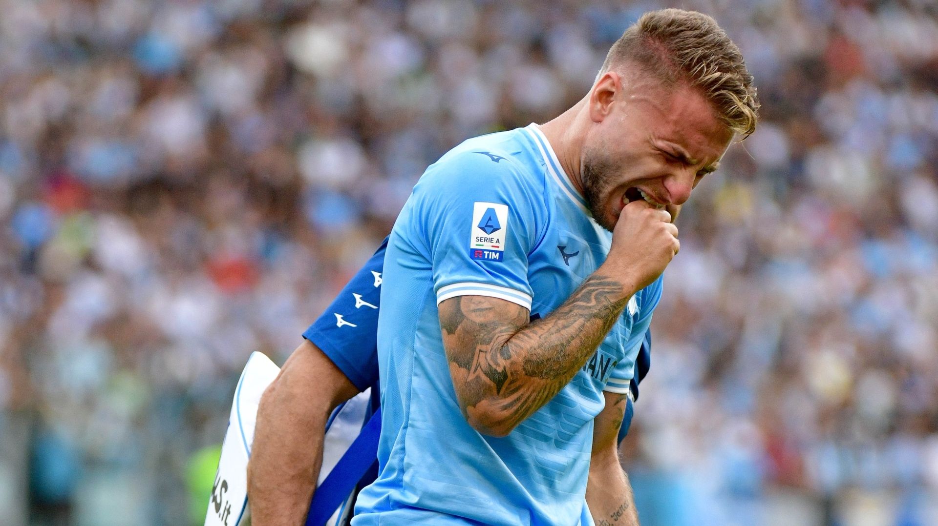 Ciro Immobile injury Lazio Udinese 16102022