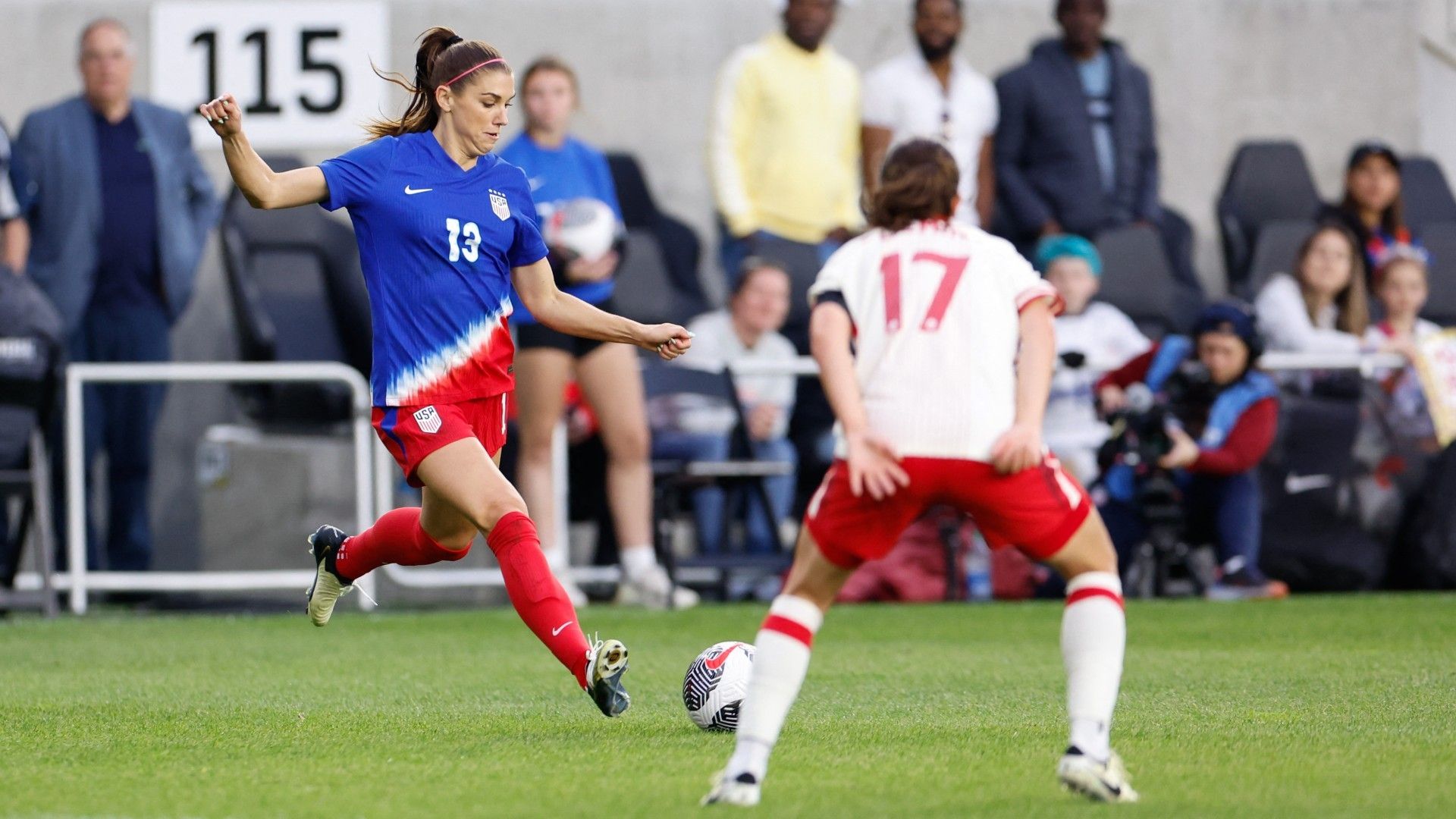 Morgan USWNT Canada 2024