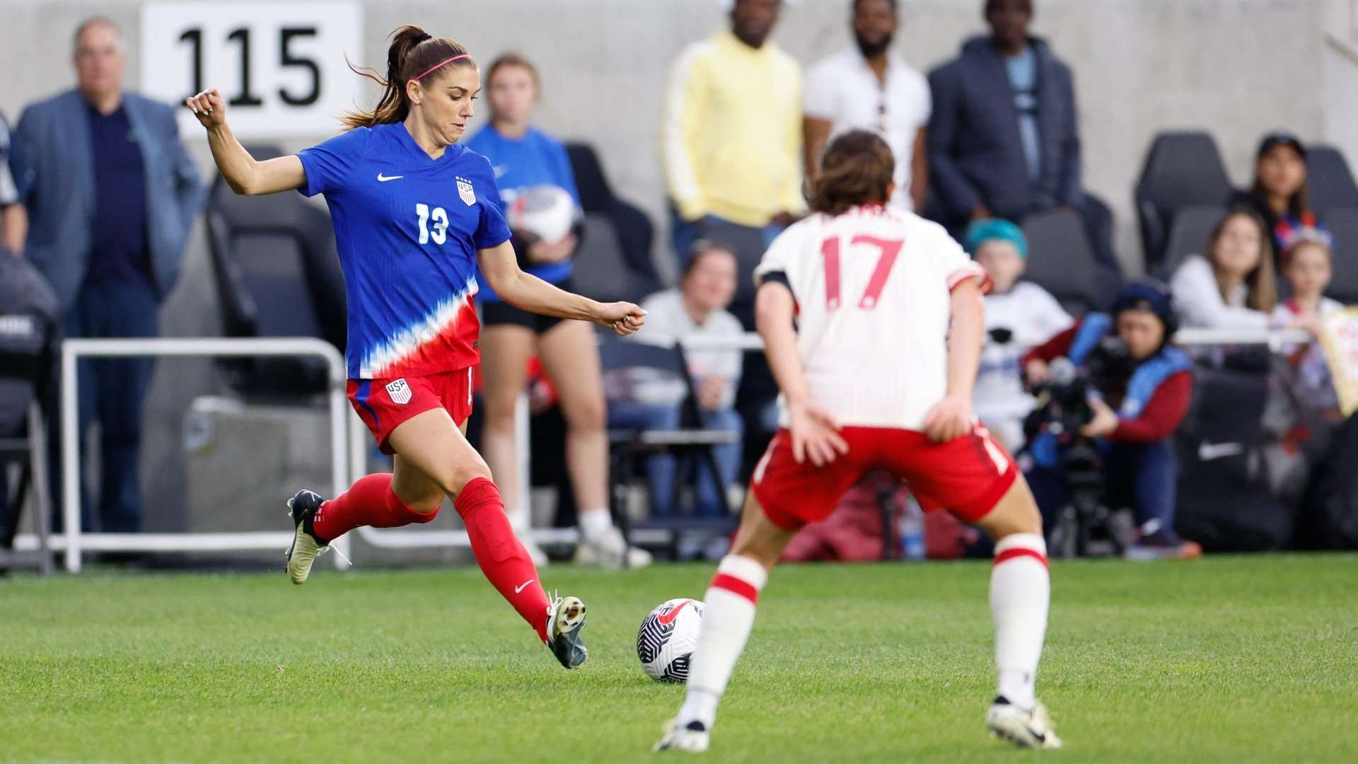 Morgan USWNT Canada 2024