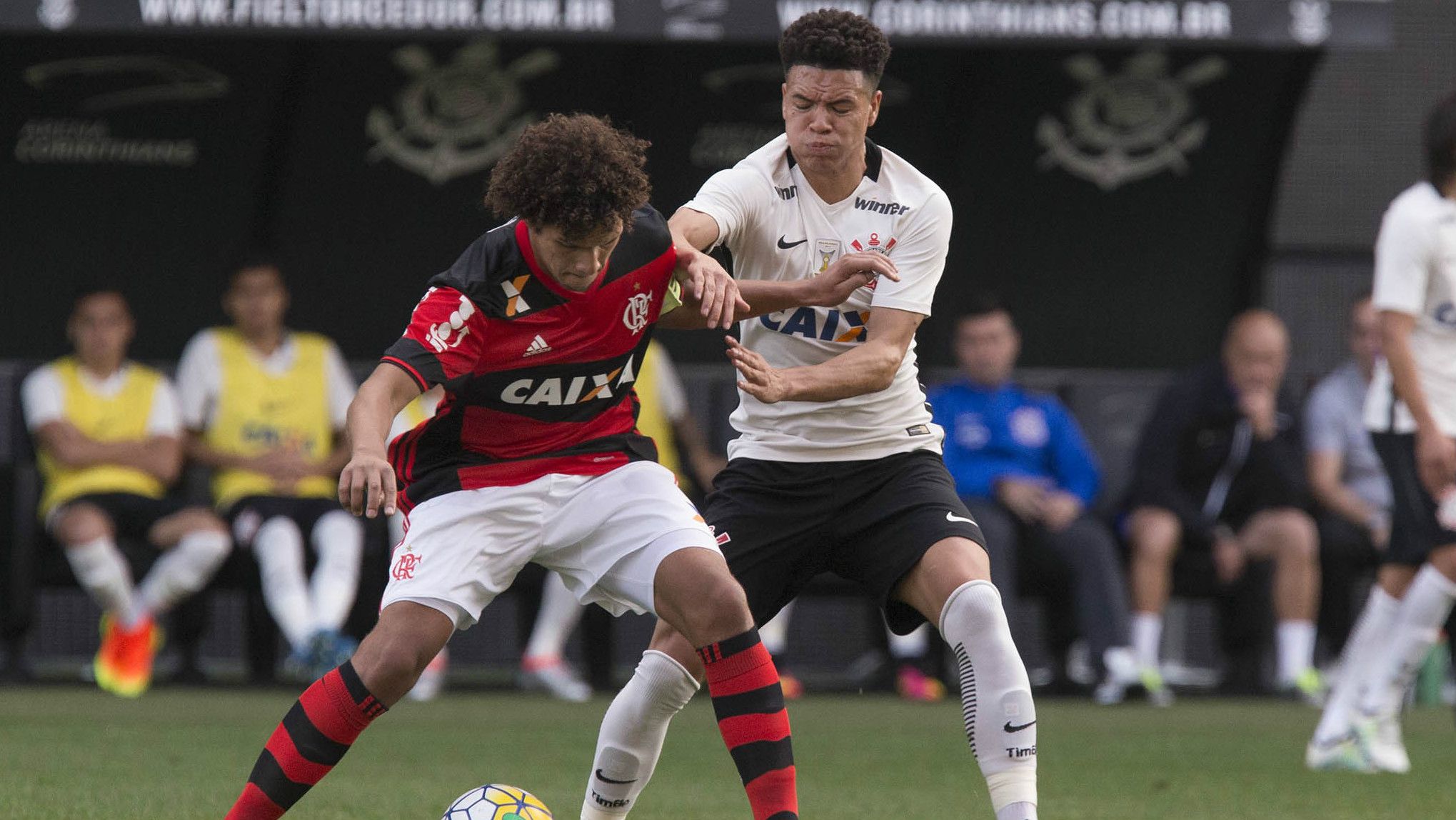 Marquinhos Gabriel e Willian Arão - Corinthians x Flamengo