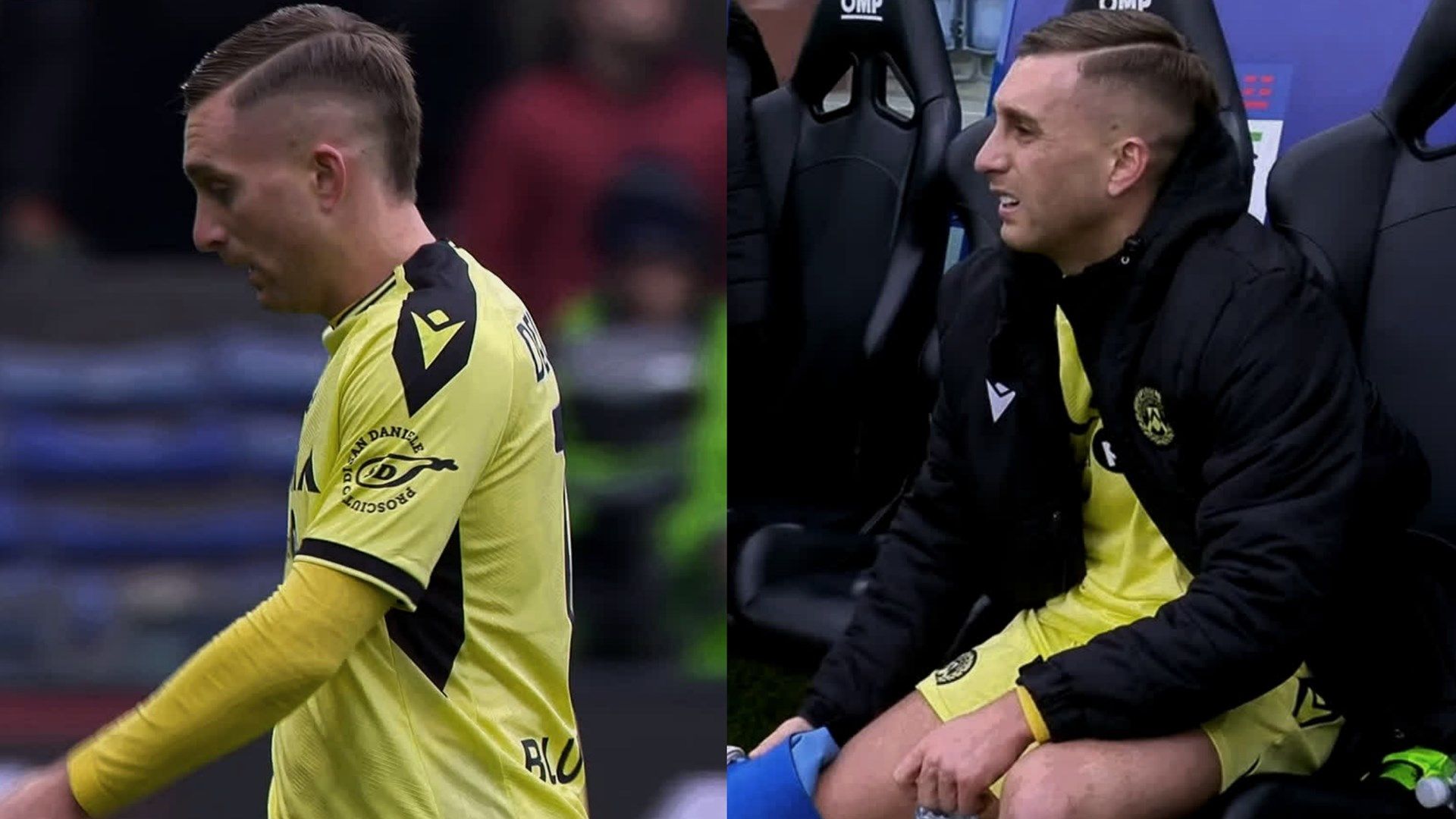 Deulofeu injured Sampdoria Udinese