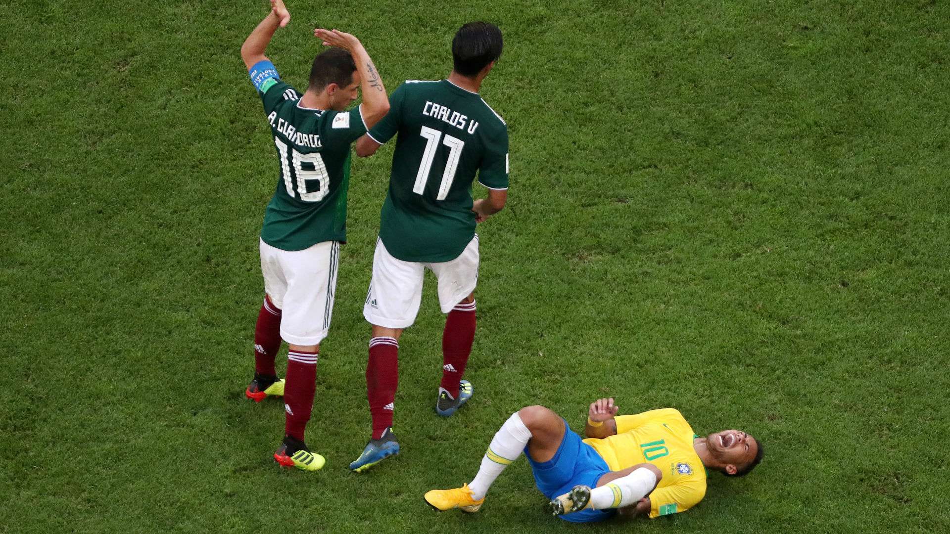 brazil mexico - neymar - world cup - 02072018