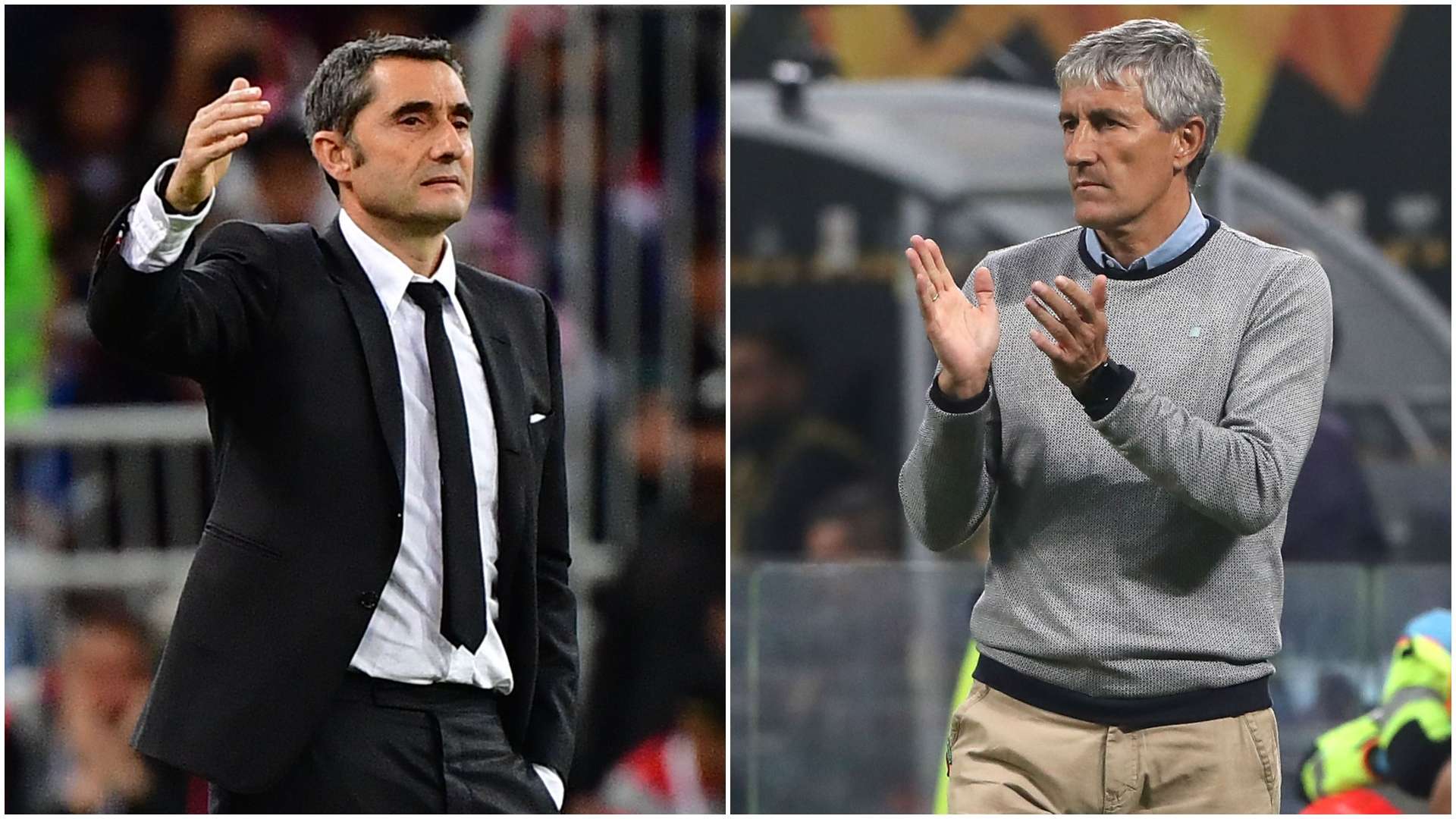 Barcelona Ernesto Valverde Quique Setién