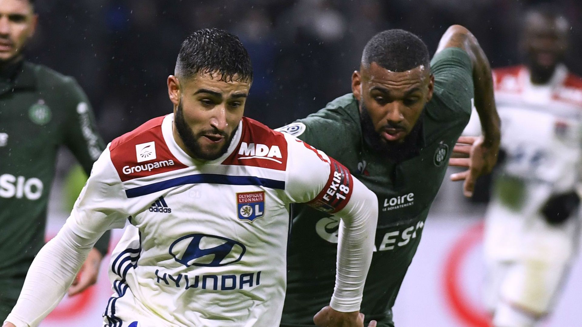 Fekir Lyon Saint-Etienne