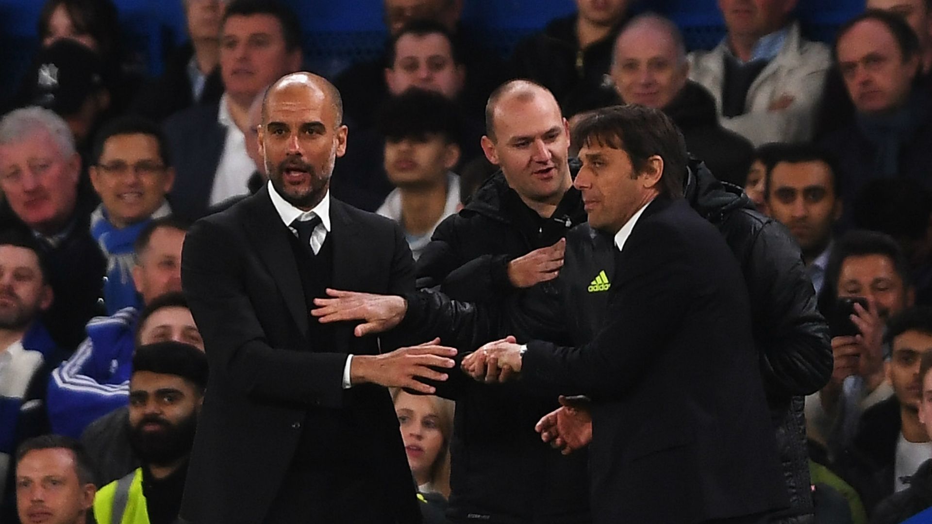 Pep Guardiola Antonio Conte Chelsea Manchester City