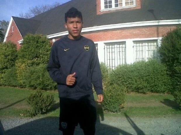 Roger Martínez en la cantera de Boca Juniors