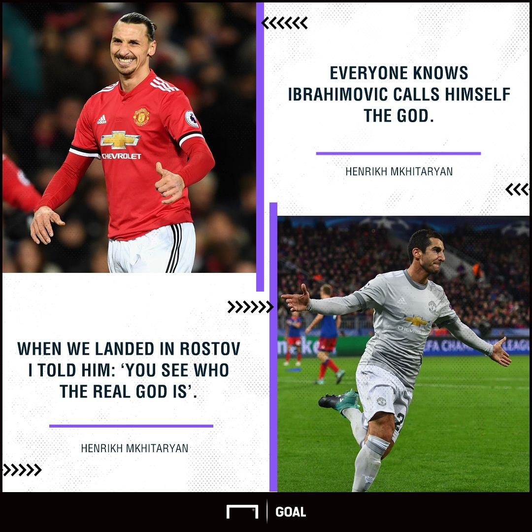 Henrikh Mkhitaryan Zlatan Ibrahimovic Gods