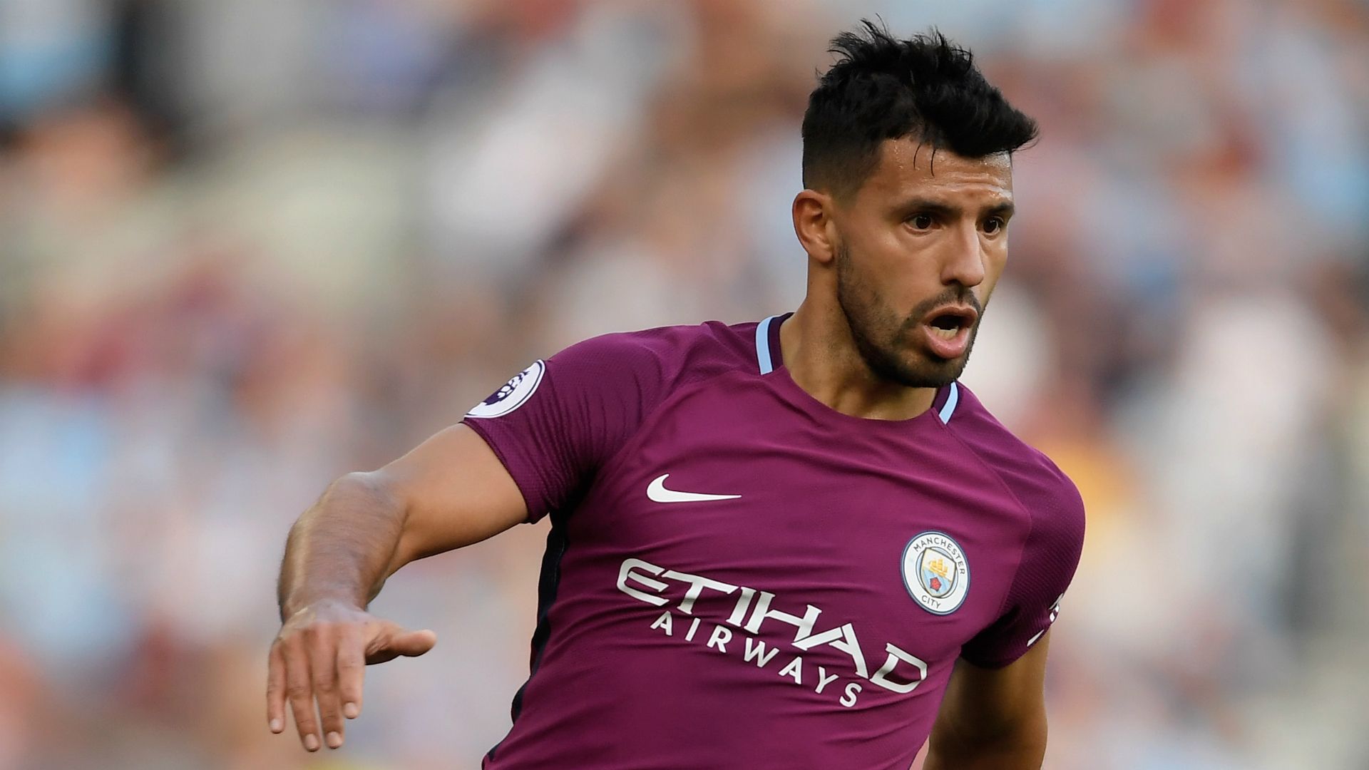 Sergio Aguero Brighton Manchester City 12082017