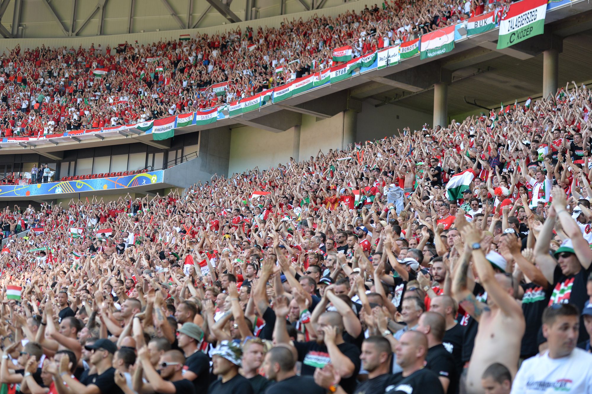 magyar szurkolók