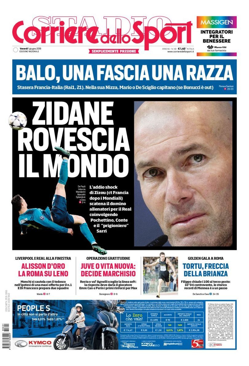 Zidane Corriere