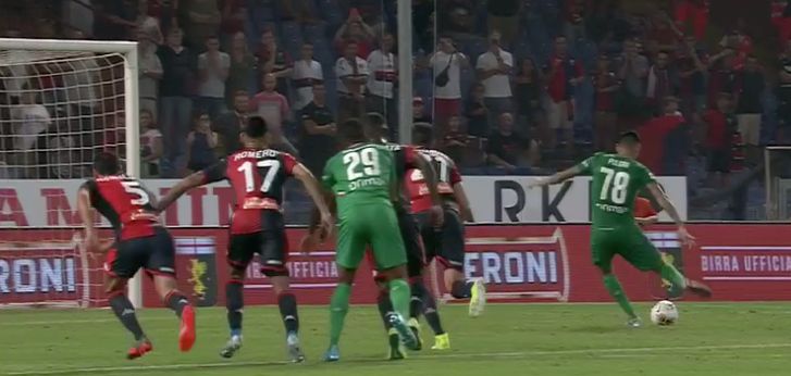 010919 Genoa Fiorentina Gol ErickPulgar no tapa