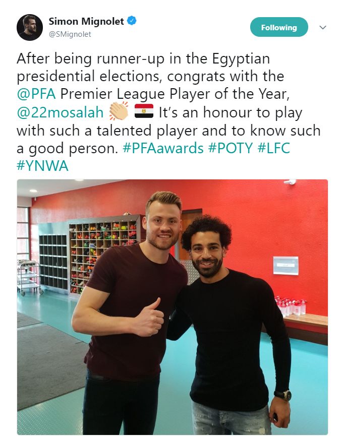 REACTION Salah PFA