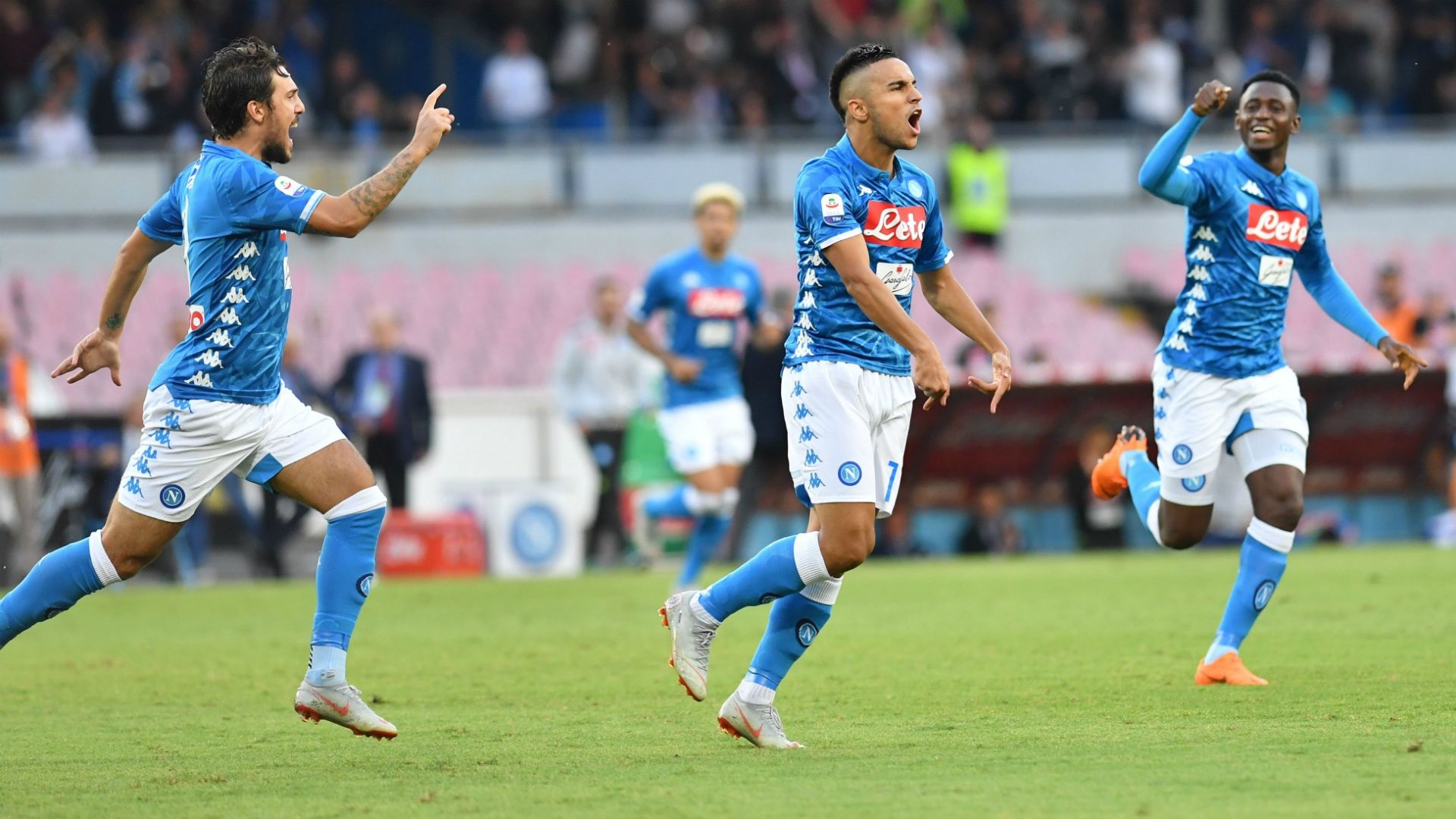 Adam Ounas Simone Verdi Napoli Sassuolo Serie A