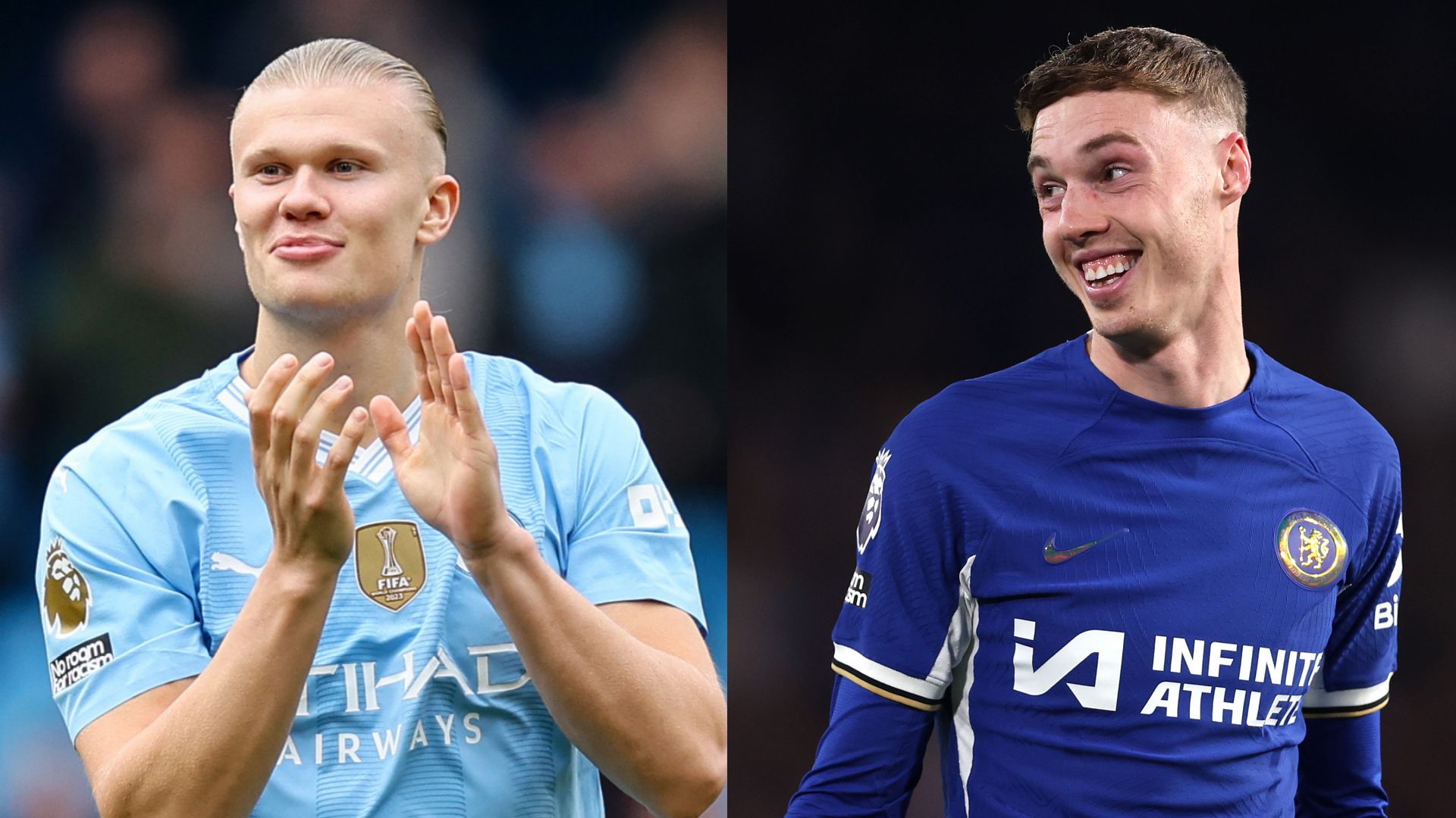 Erling Haaland Cole Palmer