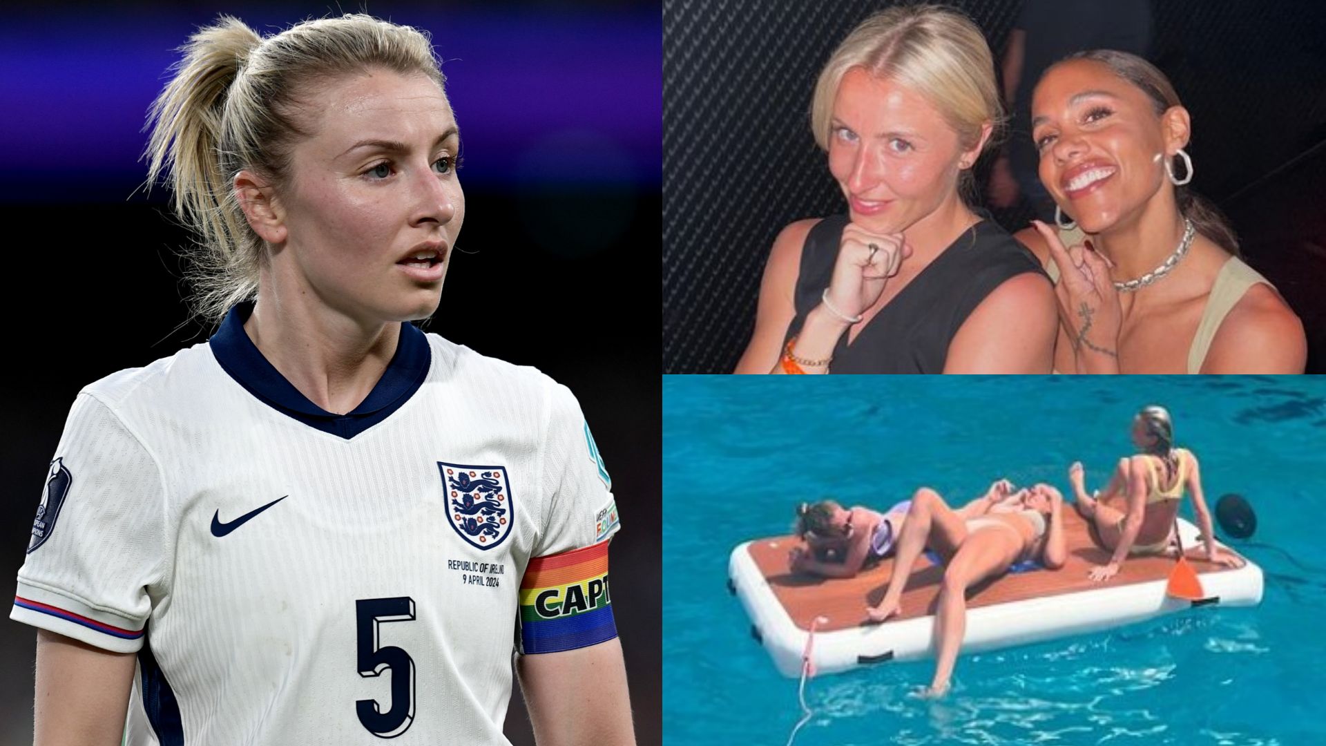 Leah Williamson Alex Scott holiday 2024