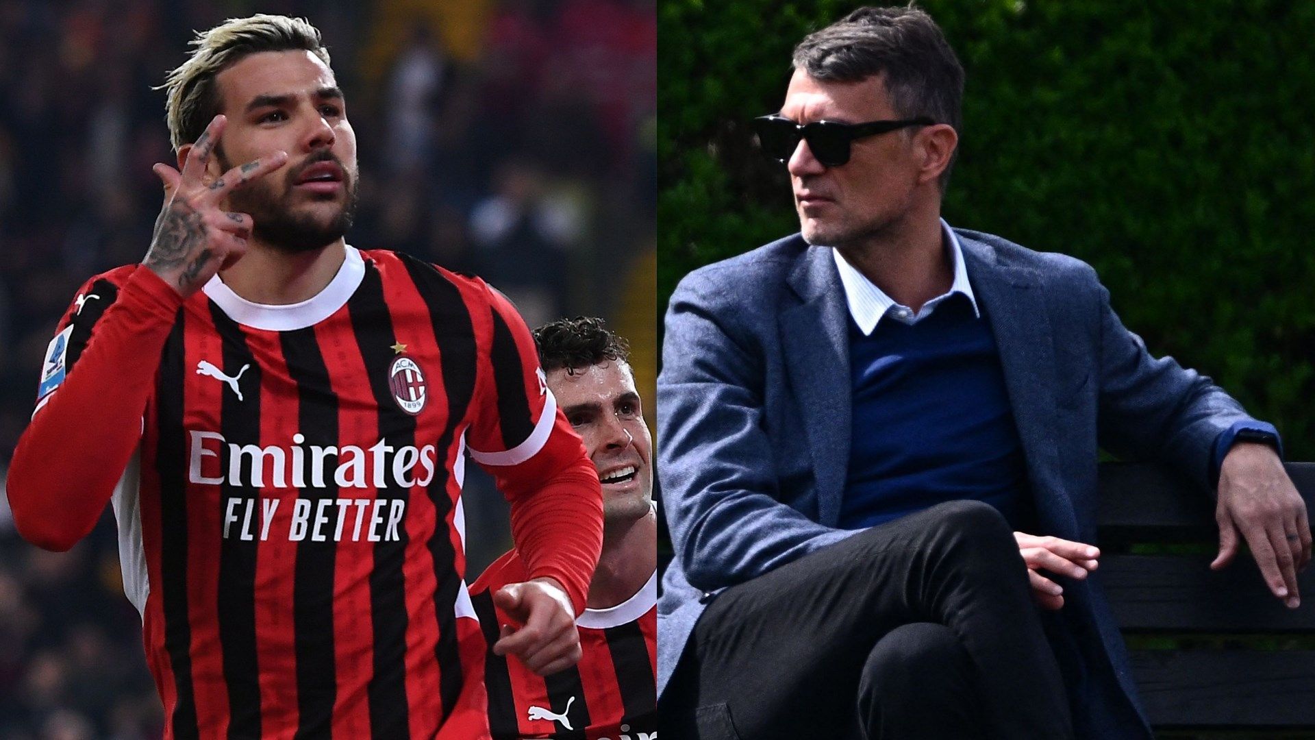 Theo Hernandez Paolo Maldini Milan