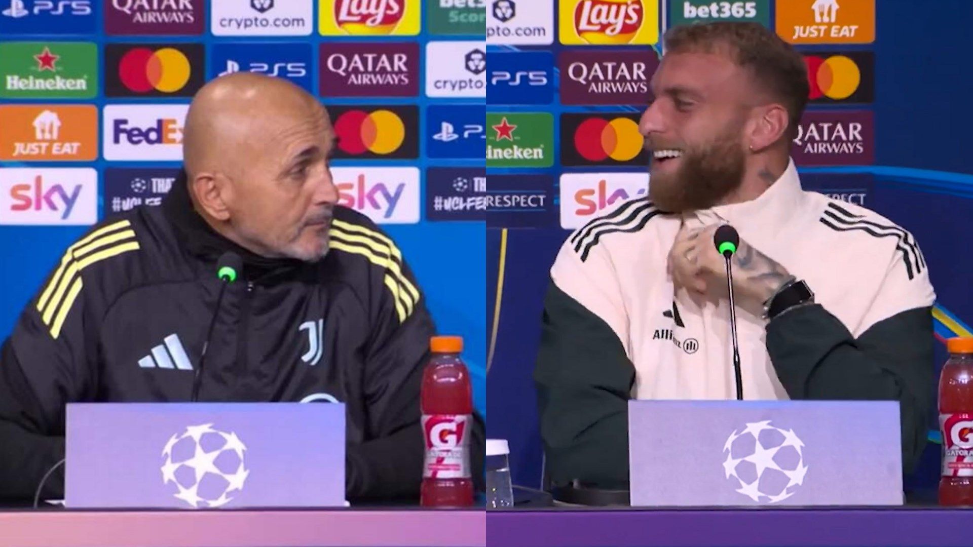 Spalletti Di Gregorio Juventus conferenza stampa