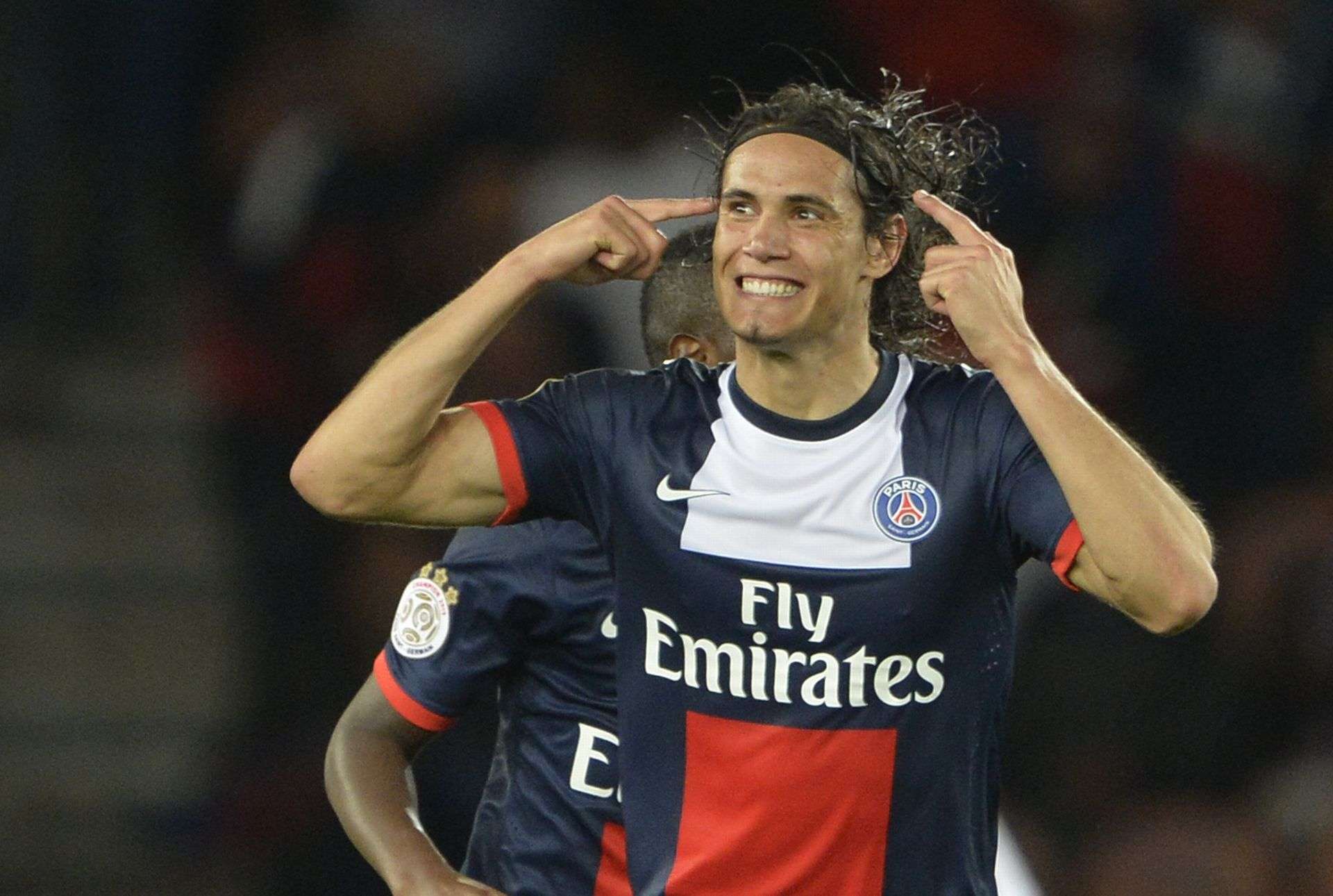 EDINSON CAVANI PSG AJACCIO LIGUE 1 08182013