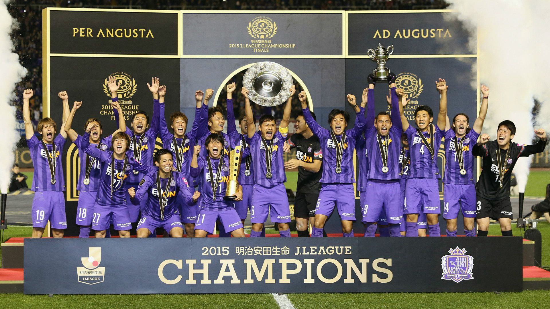Sanfrecce Hiroshima Champion J League 2015 05122015