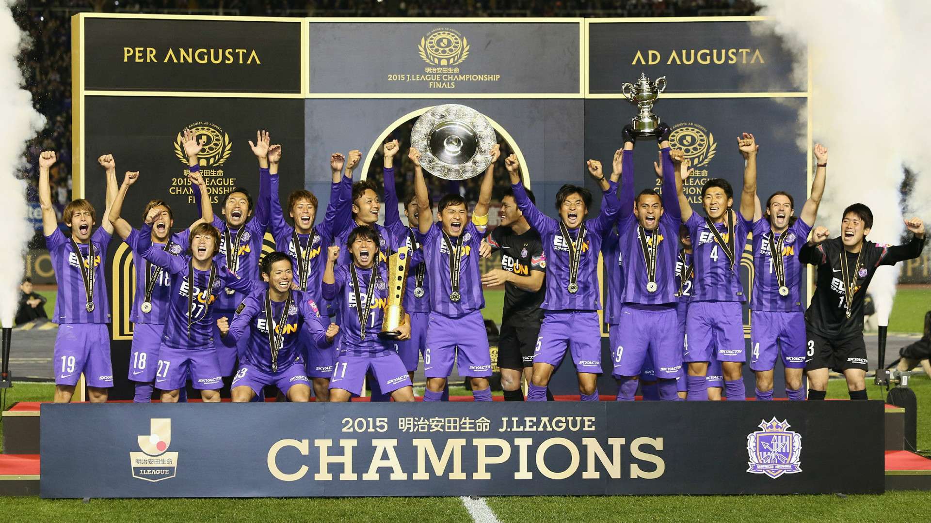 Sanfrecce Hiroshima Champion J League 2015 05122015
