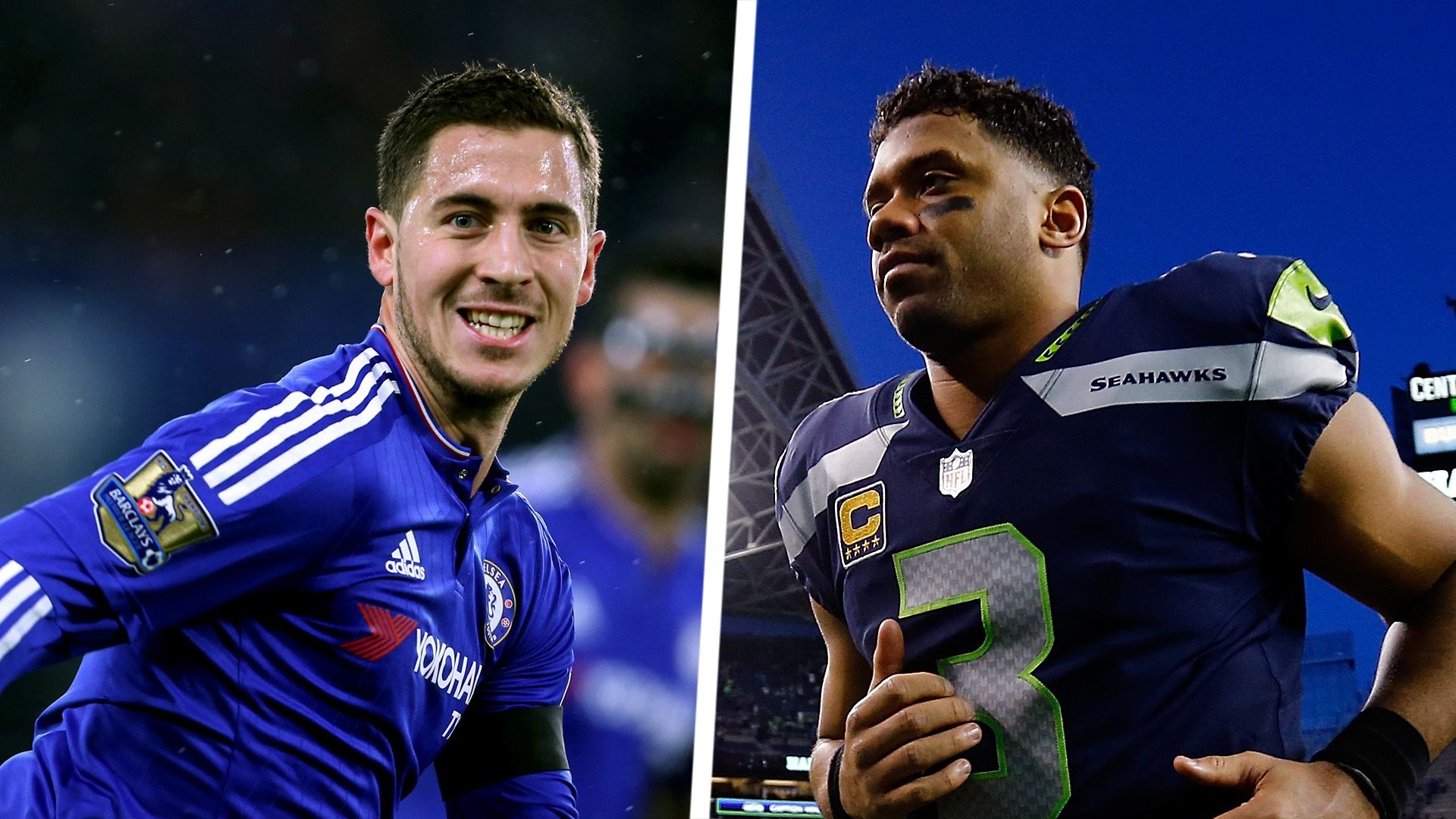 Eden Hazard Russell Wilson