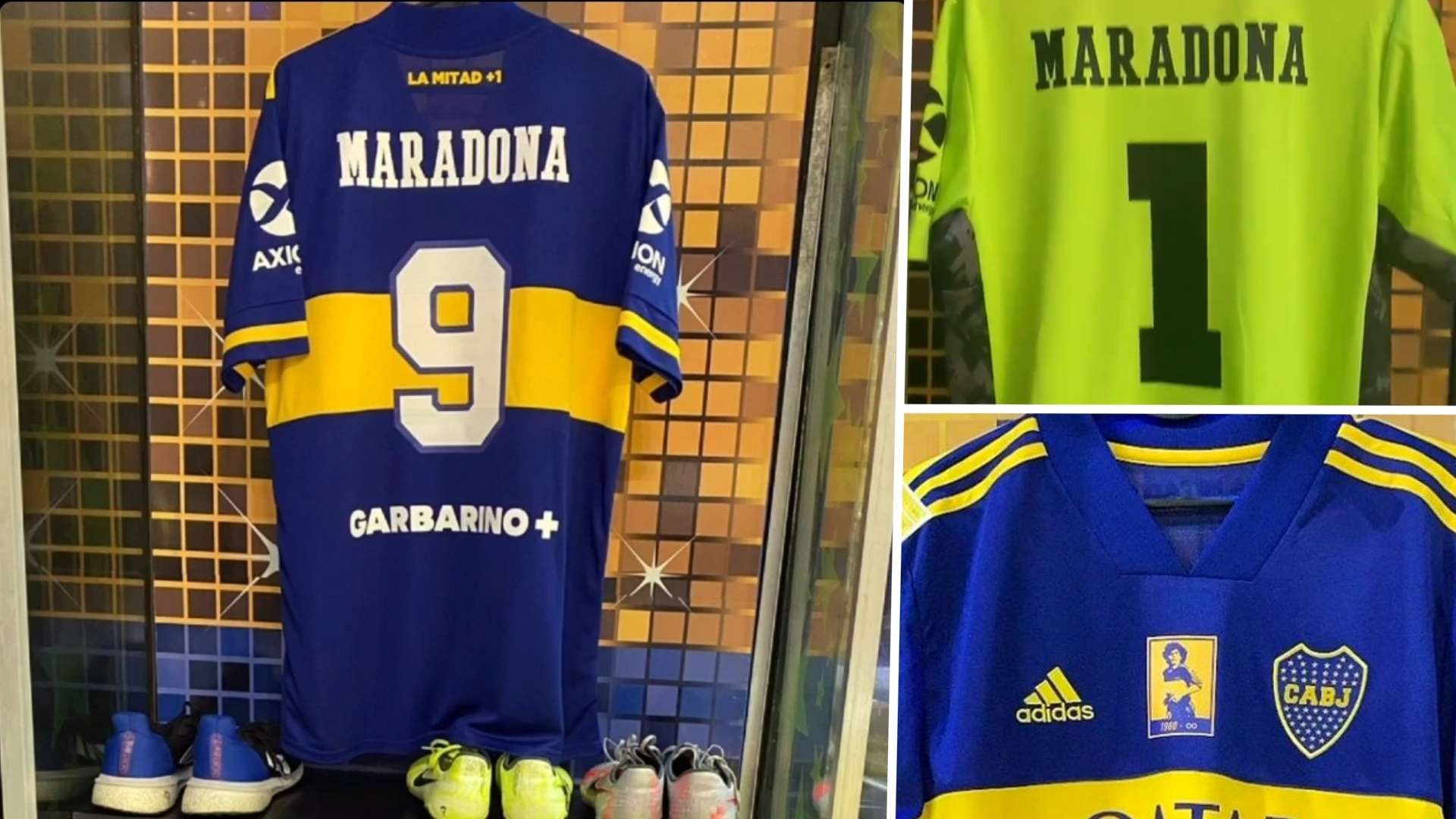 Boca camiseta homenaje Maradona