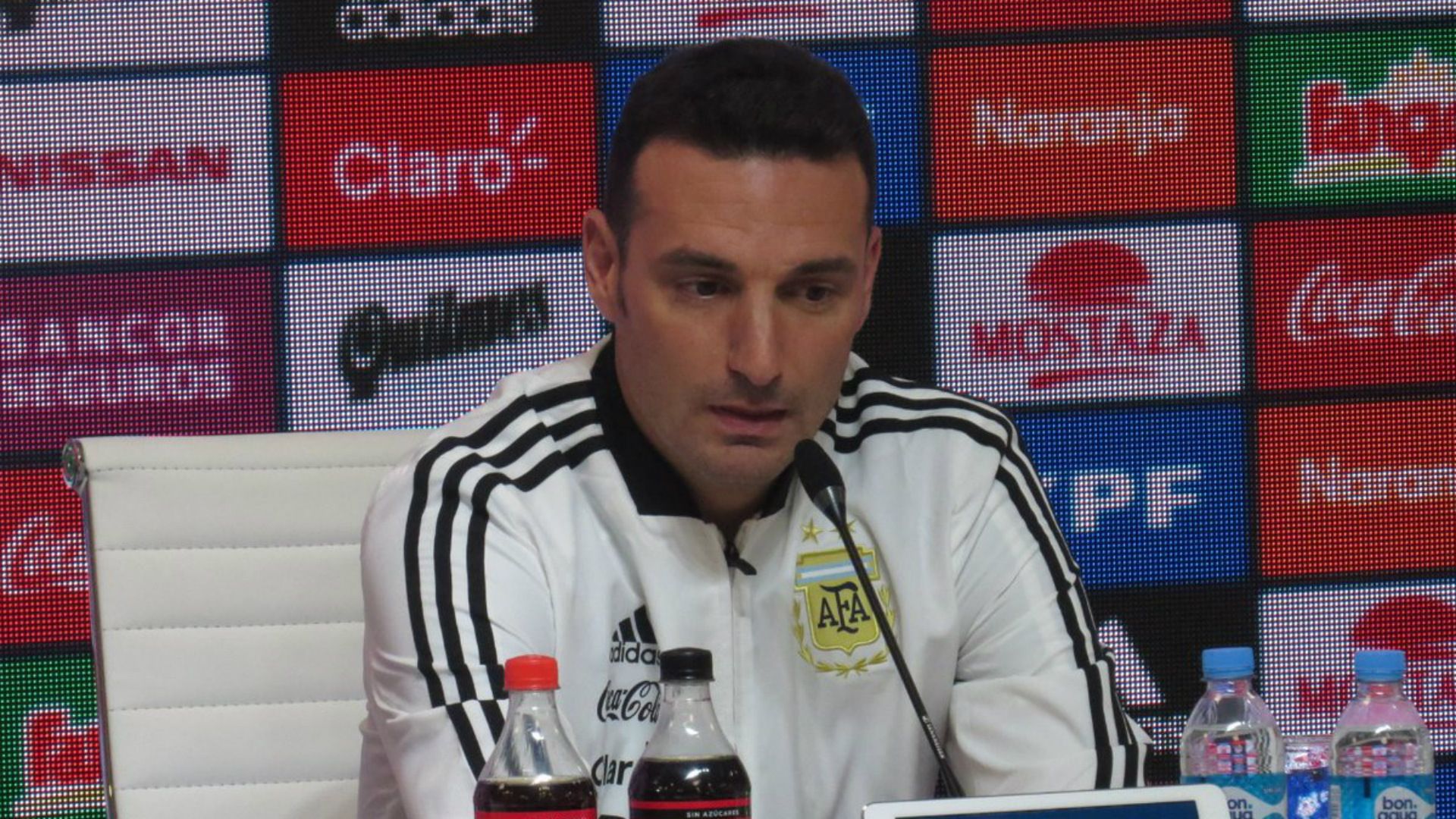 Lionel Scaloni Argentina Conferencia de prensa 21082017