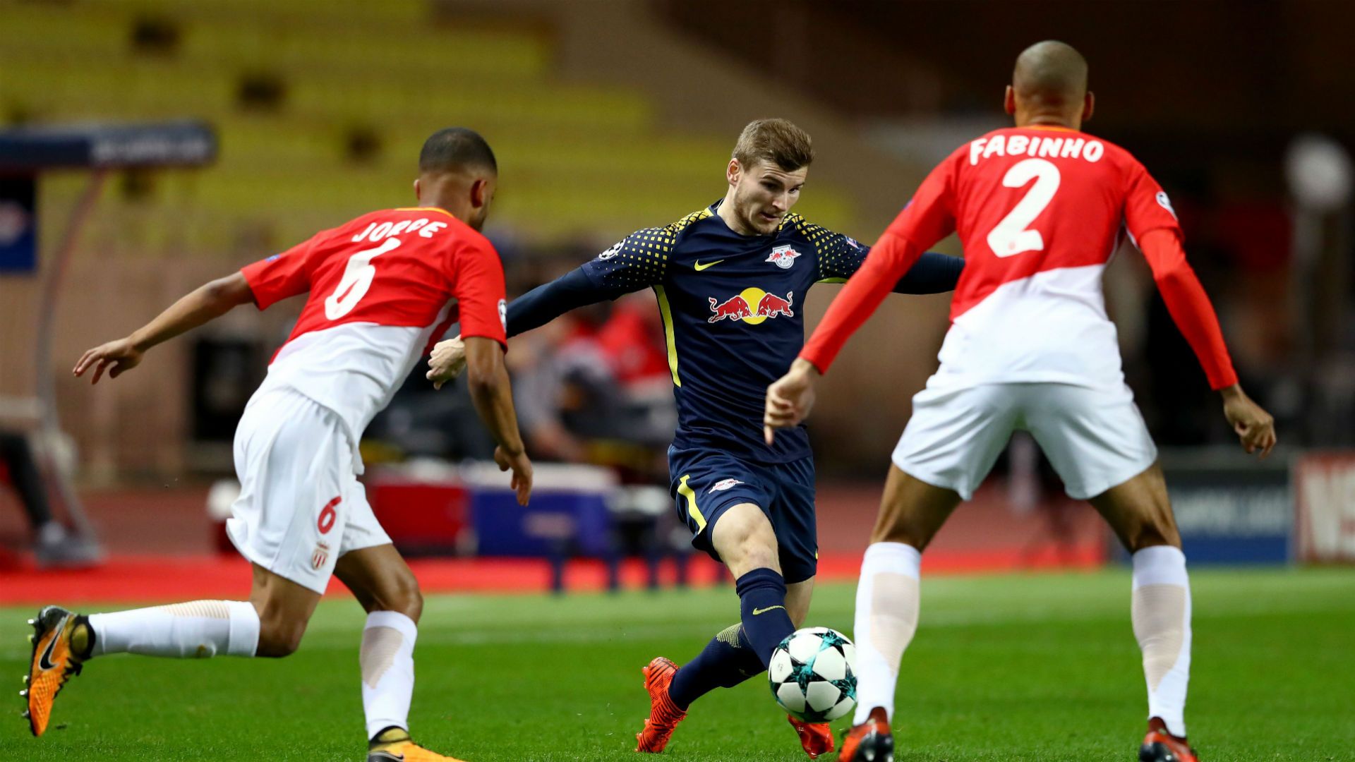 Timo Werner RB Leipzig Monaco Champions League 21112017