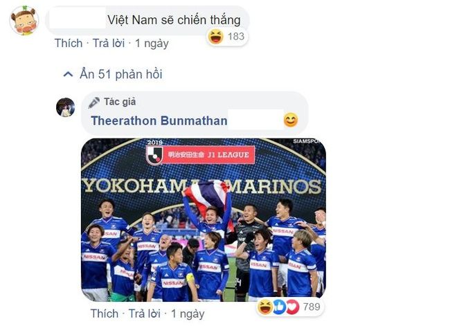 Theerathon Bunmathan replied Vietnamese fan on facebook