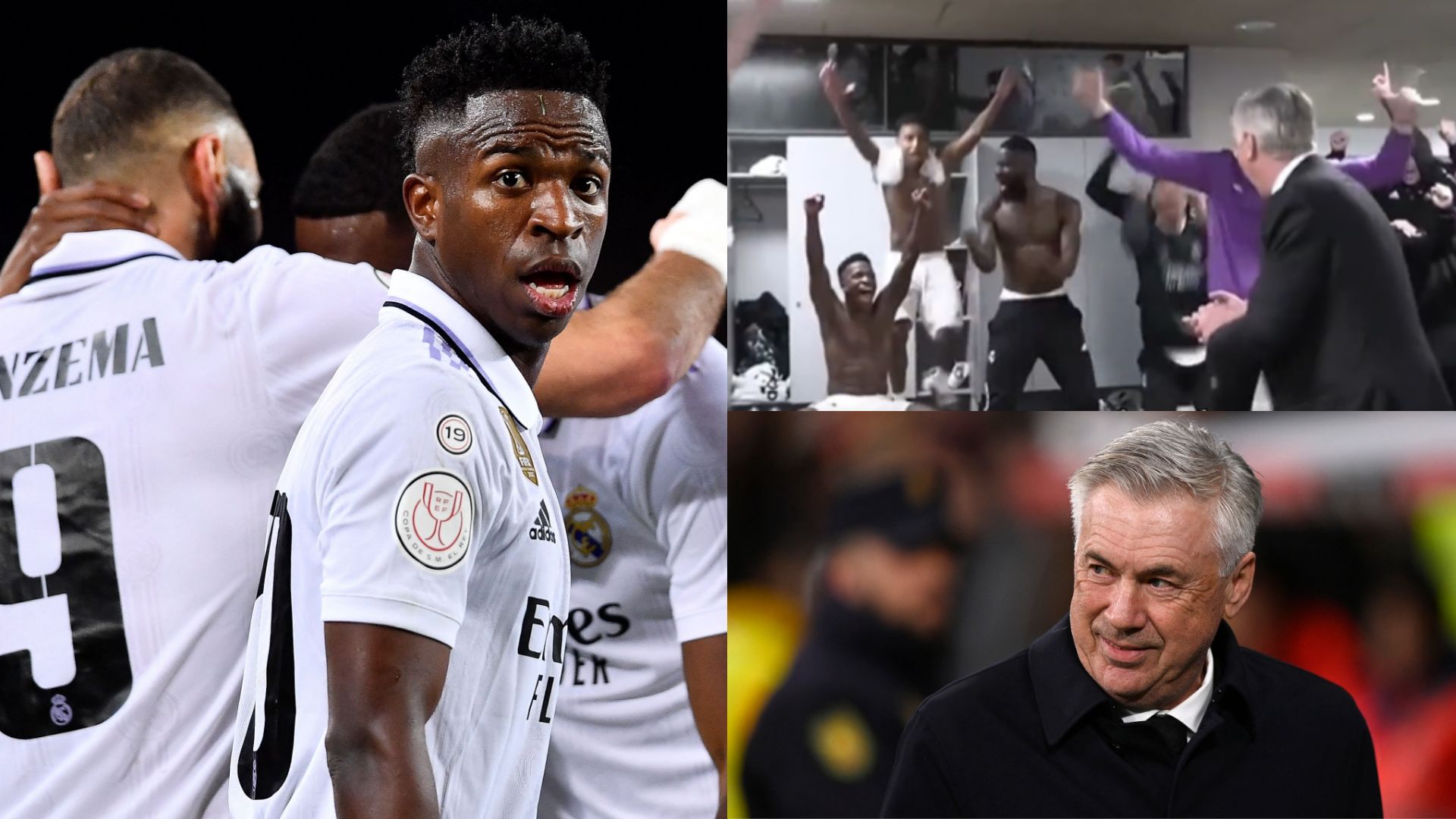 Real Madrid Carlo Ancelotti Clasico celebration