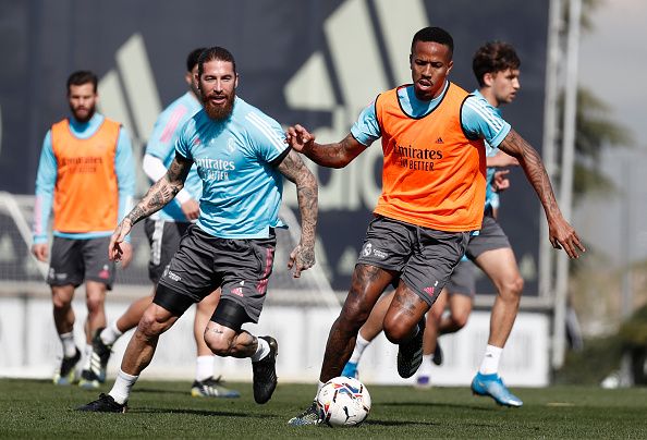 Sergio Ramos & Eder Militao Real Madrid