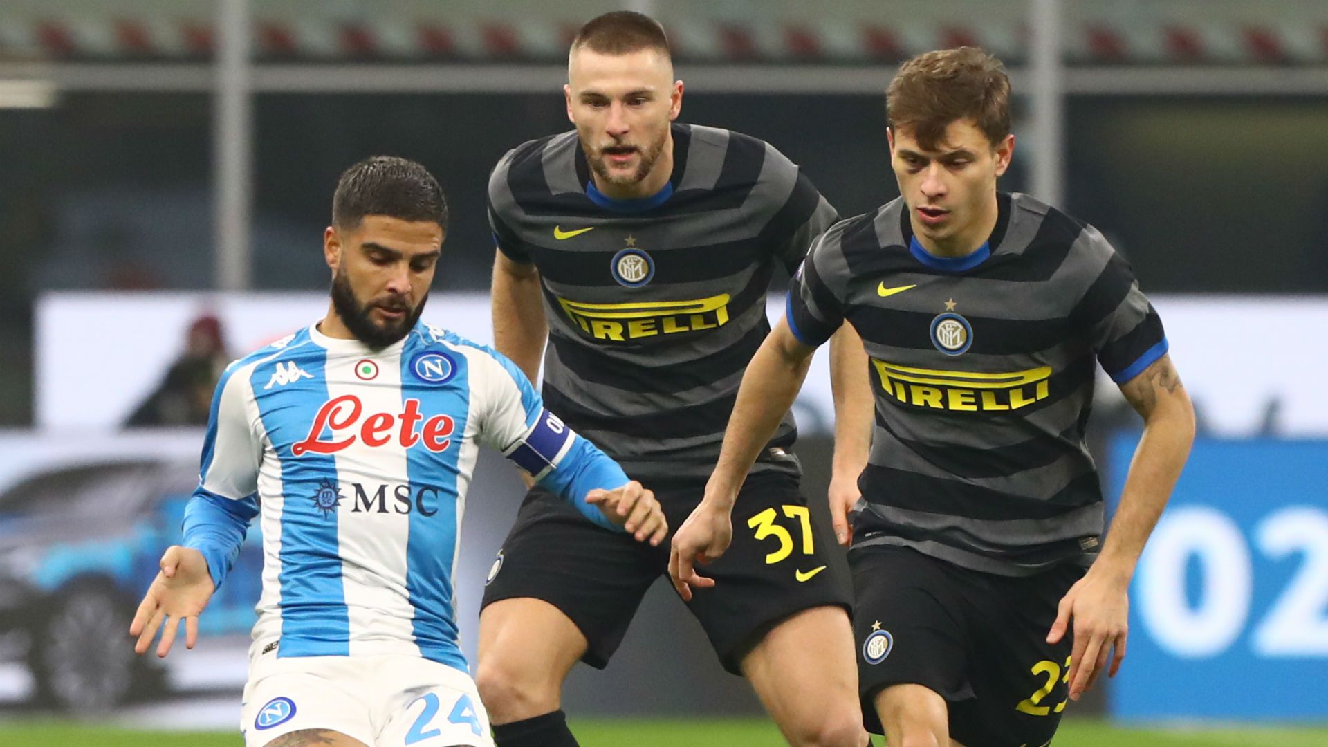 Insigne Barella Skriniar Inter Napoli