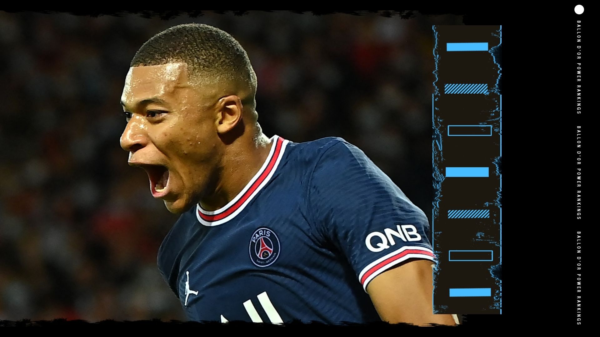 Kylian Mbappe Ballon d'Or Rankings GFX