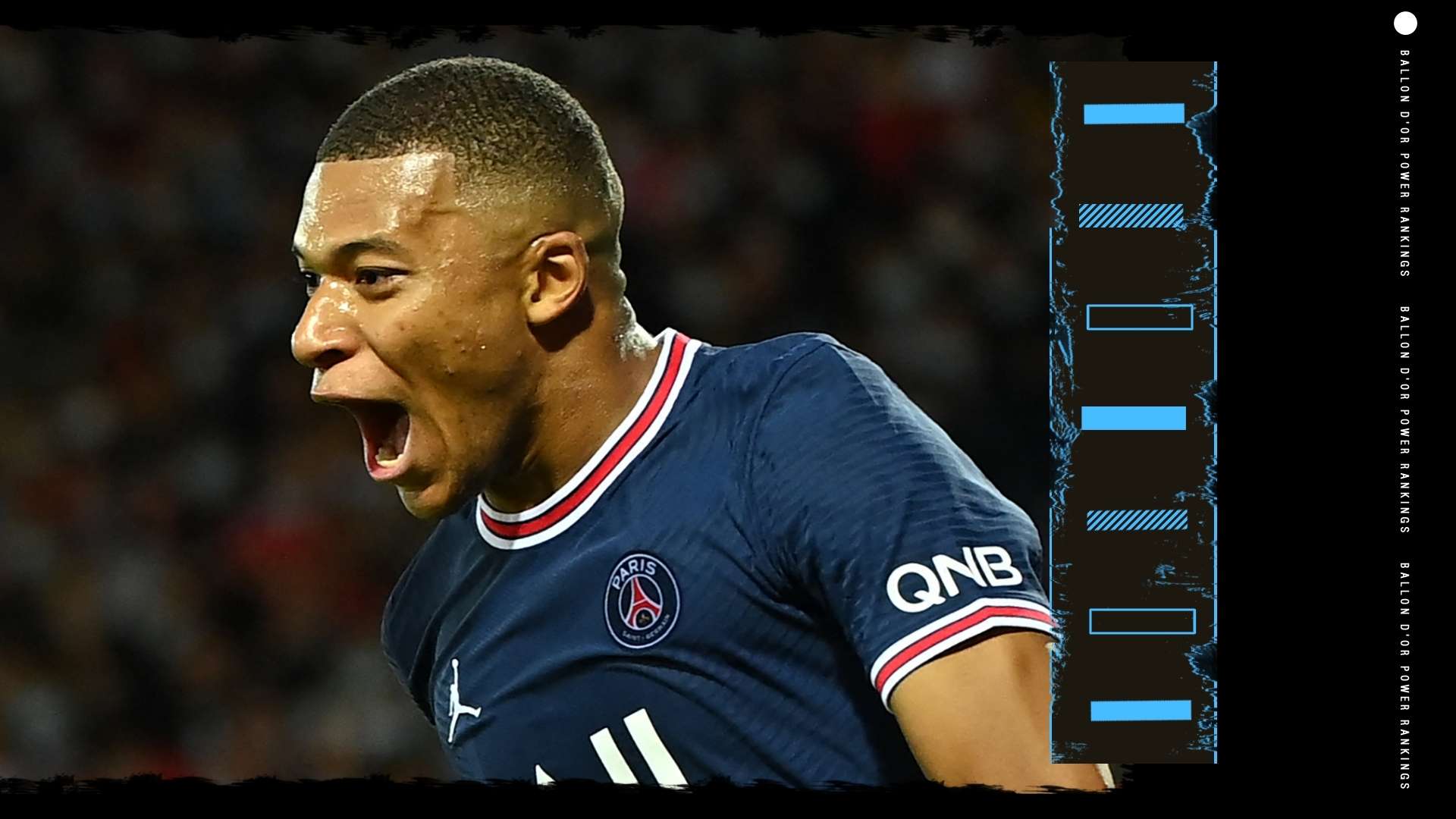 Kylian Mbappe Ballon d'Or Rankings GFX