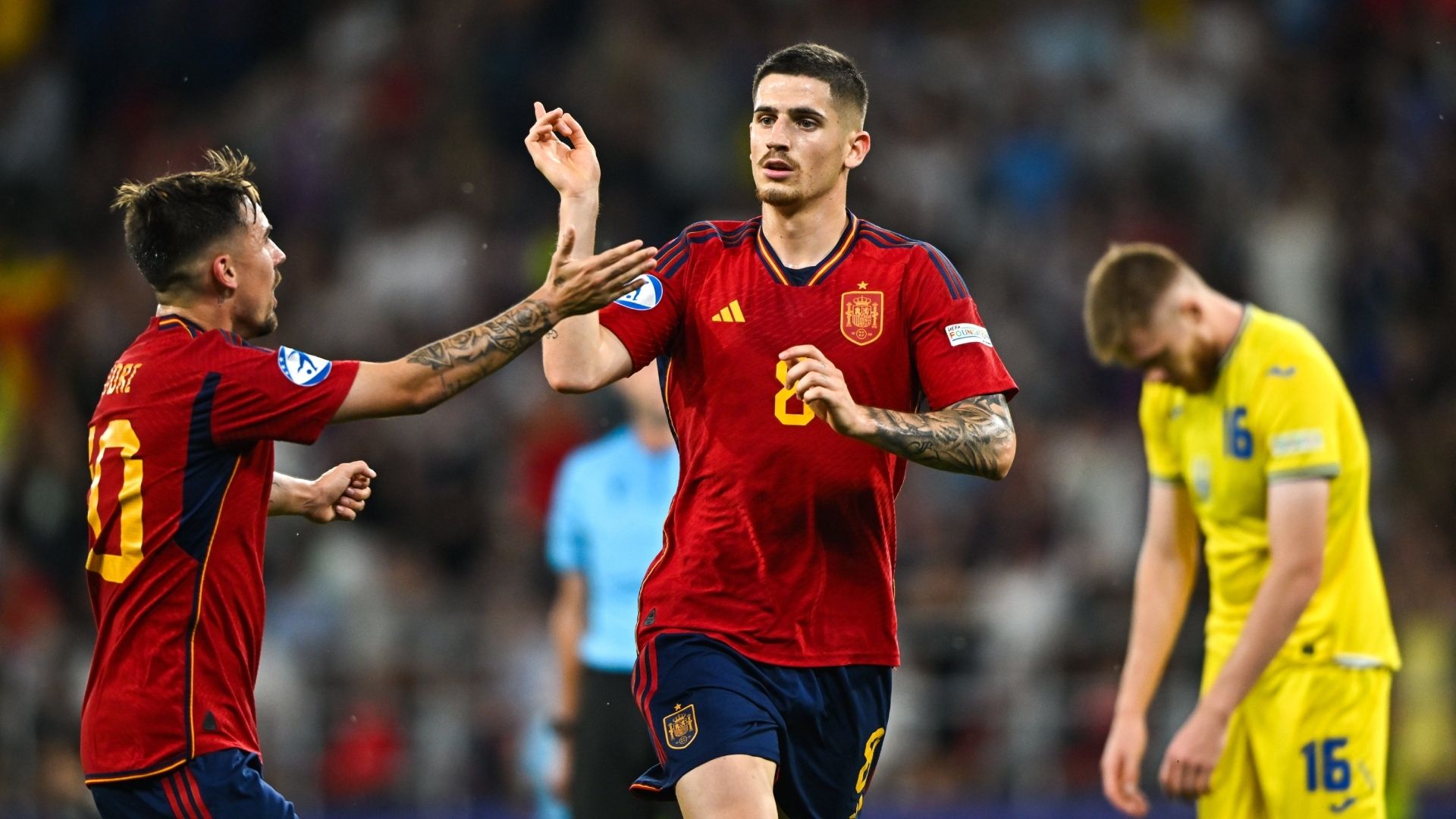 SANCET ESPAÑA UCRANIA SUB 21 EUROPEO 2023