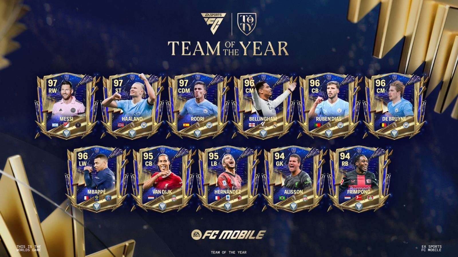 Team of the Year EA FC MOBILE