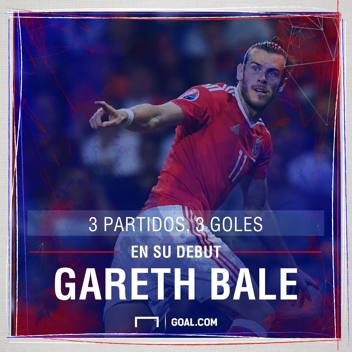 GFX Bale 3 partidos, 3 goles