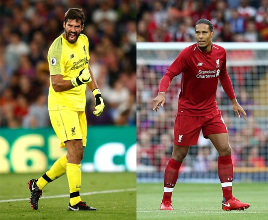 Alisson Becker & Virgil van Dijk