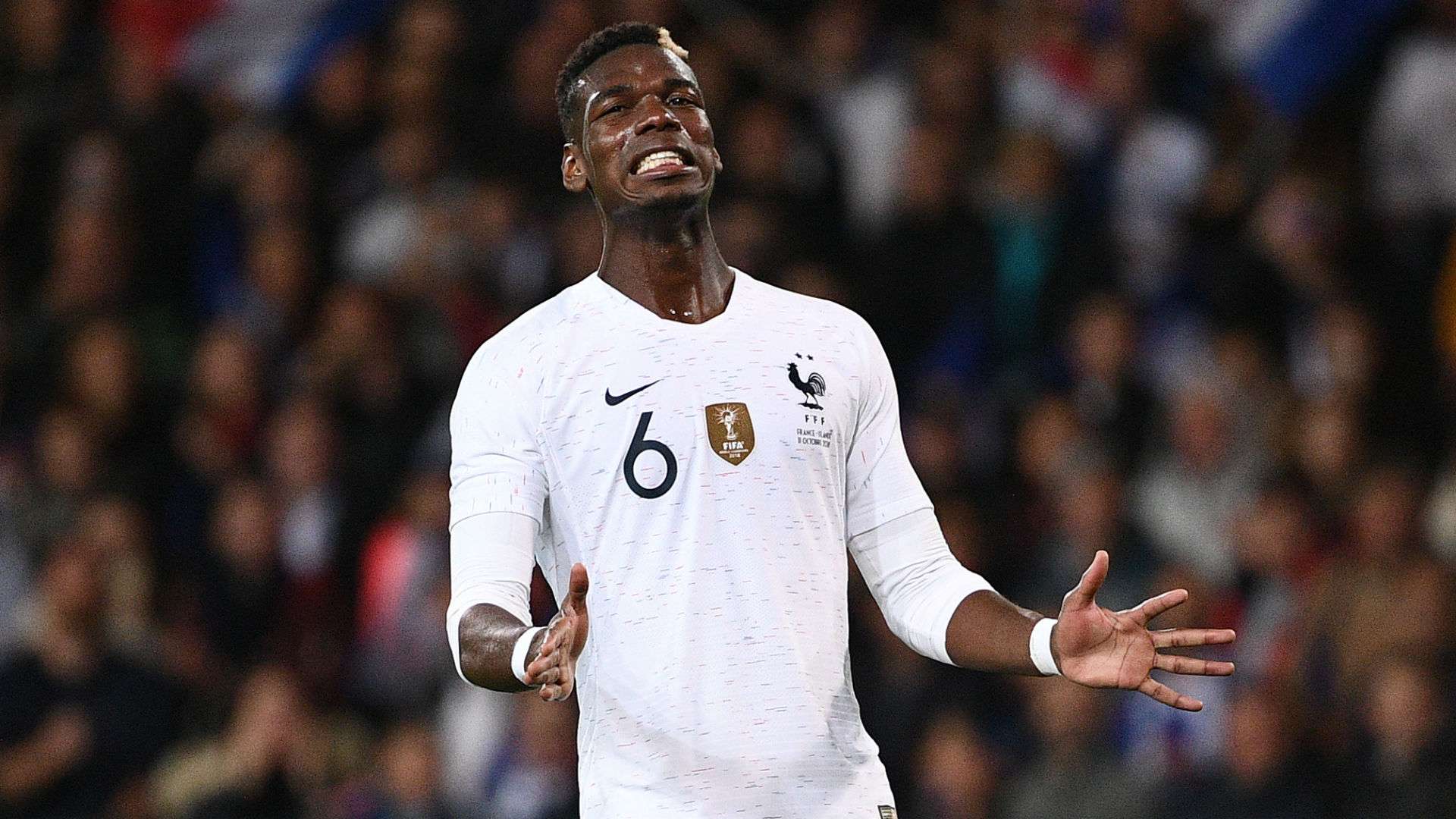 Paul Pogba France Iceland Friendly 11102018