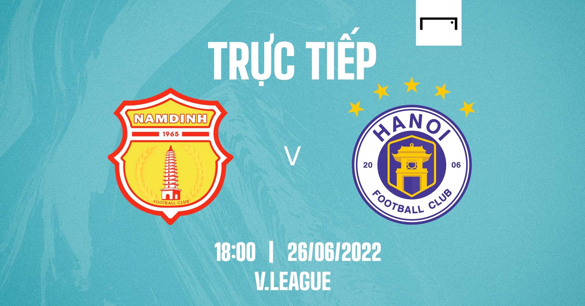 Live Nam Dinh vs Ha Noi V.League 2022 GFX