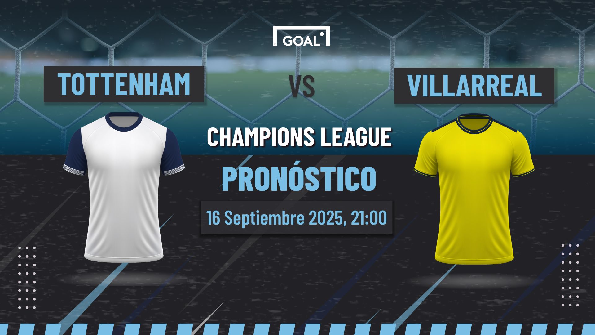 Tottenham vs Villarreal Pronóstico y Apuestas Champions League | 16/09/25