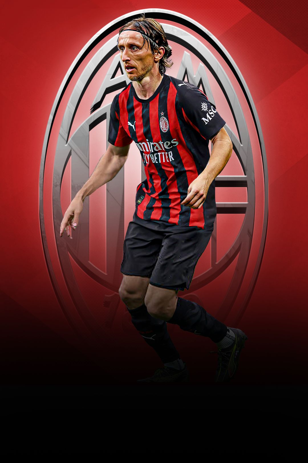 GFX Luka Modric Milan 2-3