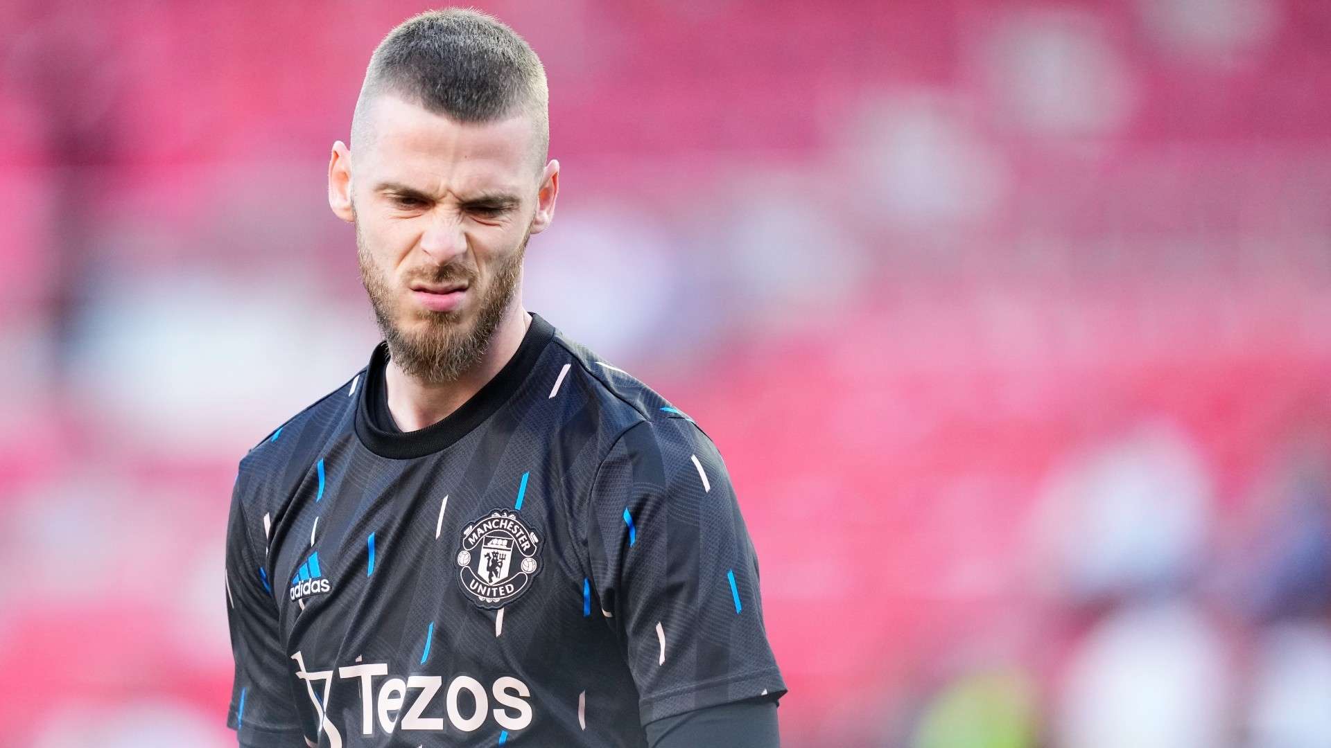 David De Gea Man Utd frustrated 2022-23